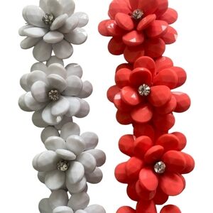 Two Jcrew Flower Burst Bracelets